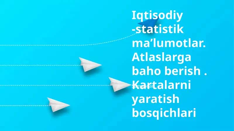 Iqtisodiy -statistik maʼlumotlar 1