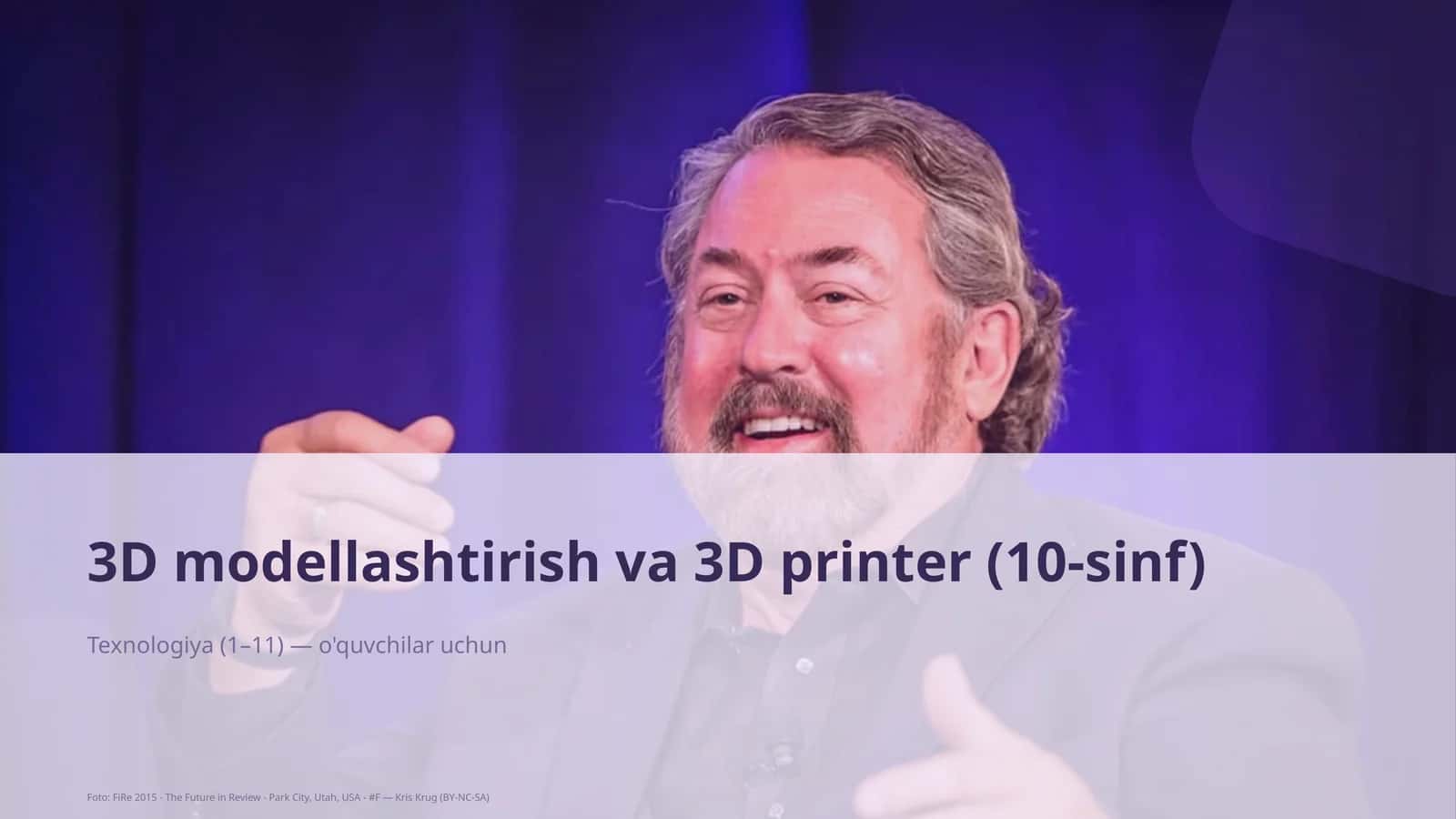 3D modellashtirish va 3D printer (10-sinf) 1