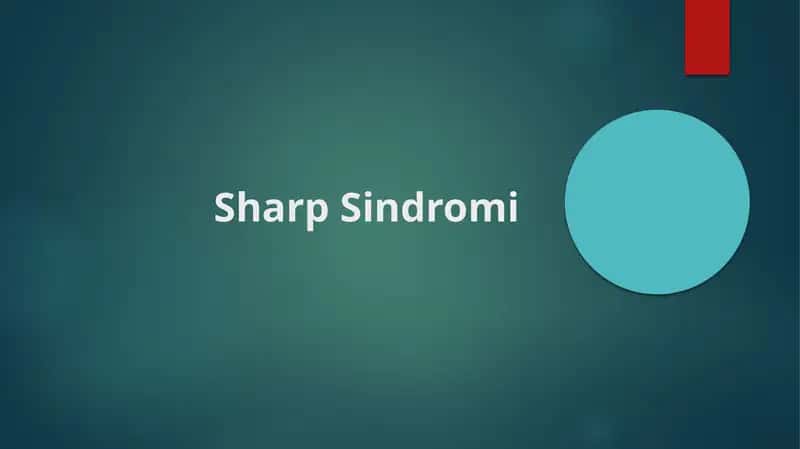 Sharp Sindromi 1