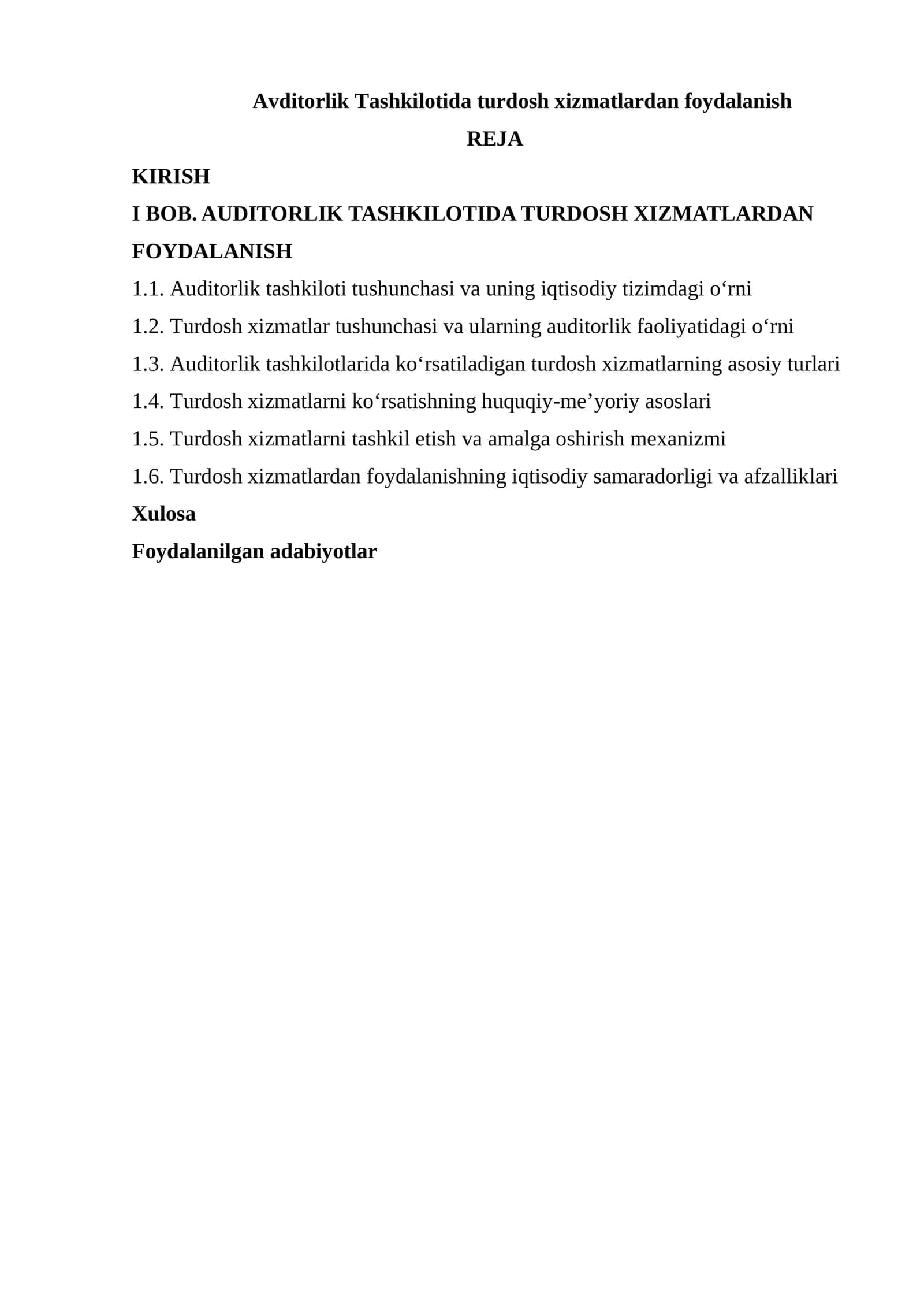 Turdosh xizmatlardan foydalanish 1