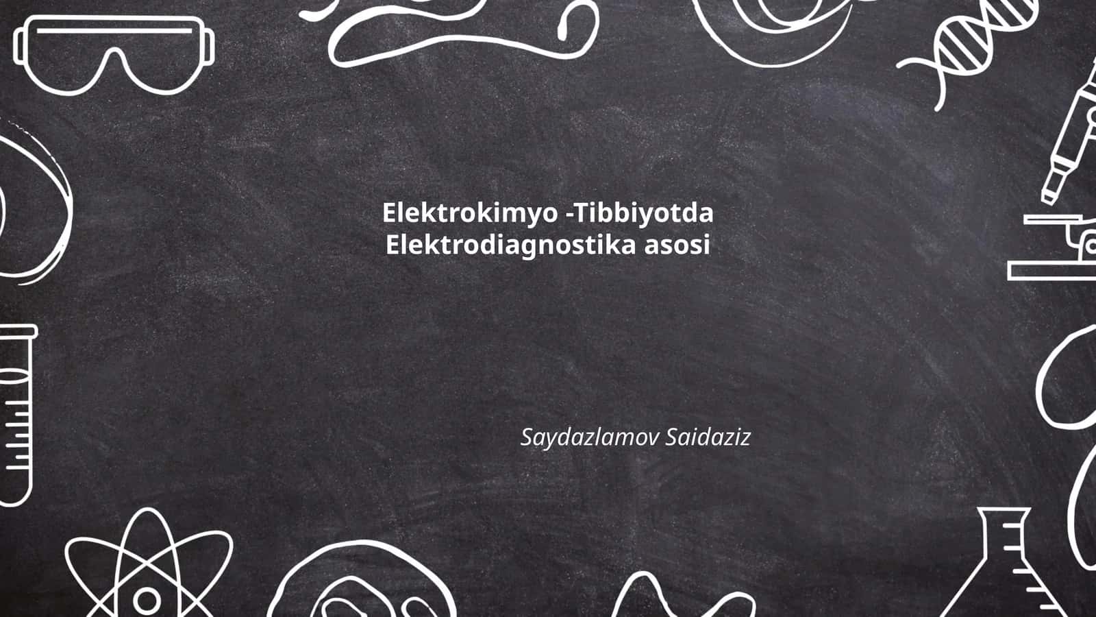 Elektrokimyo 1