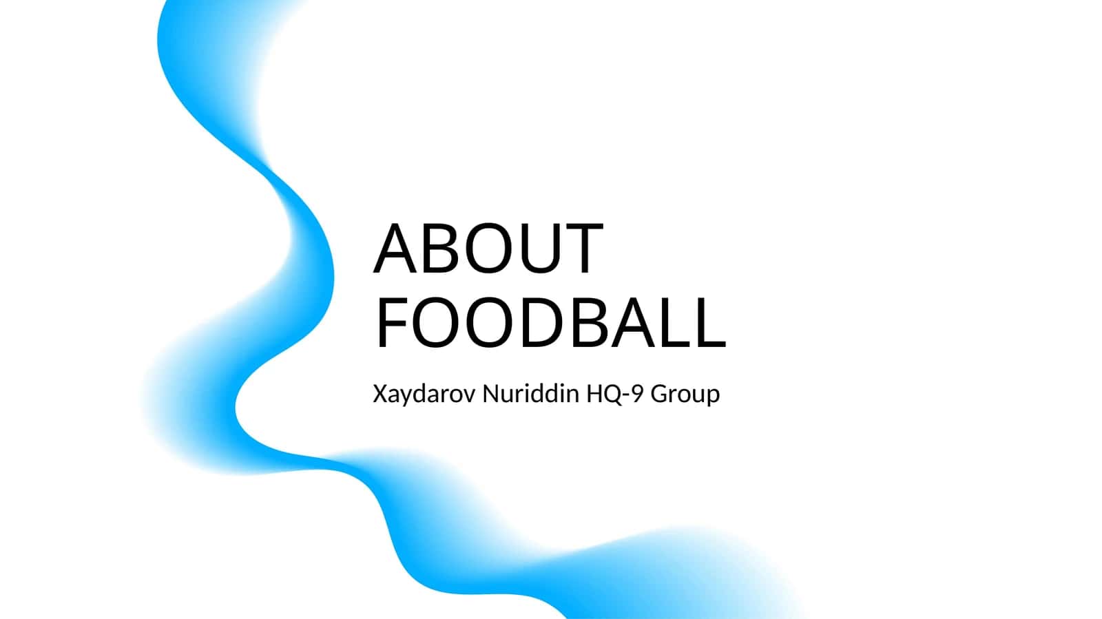 ABOUT FOODBALL 1