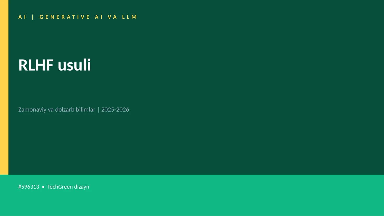 RLHF usuli 1