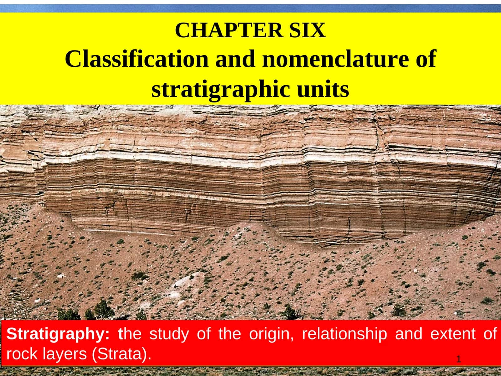 Classification and Nomenclature of Stratigraphic Units 1