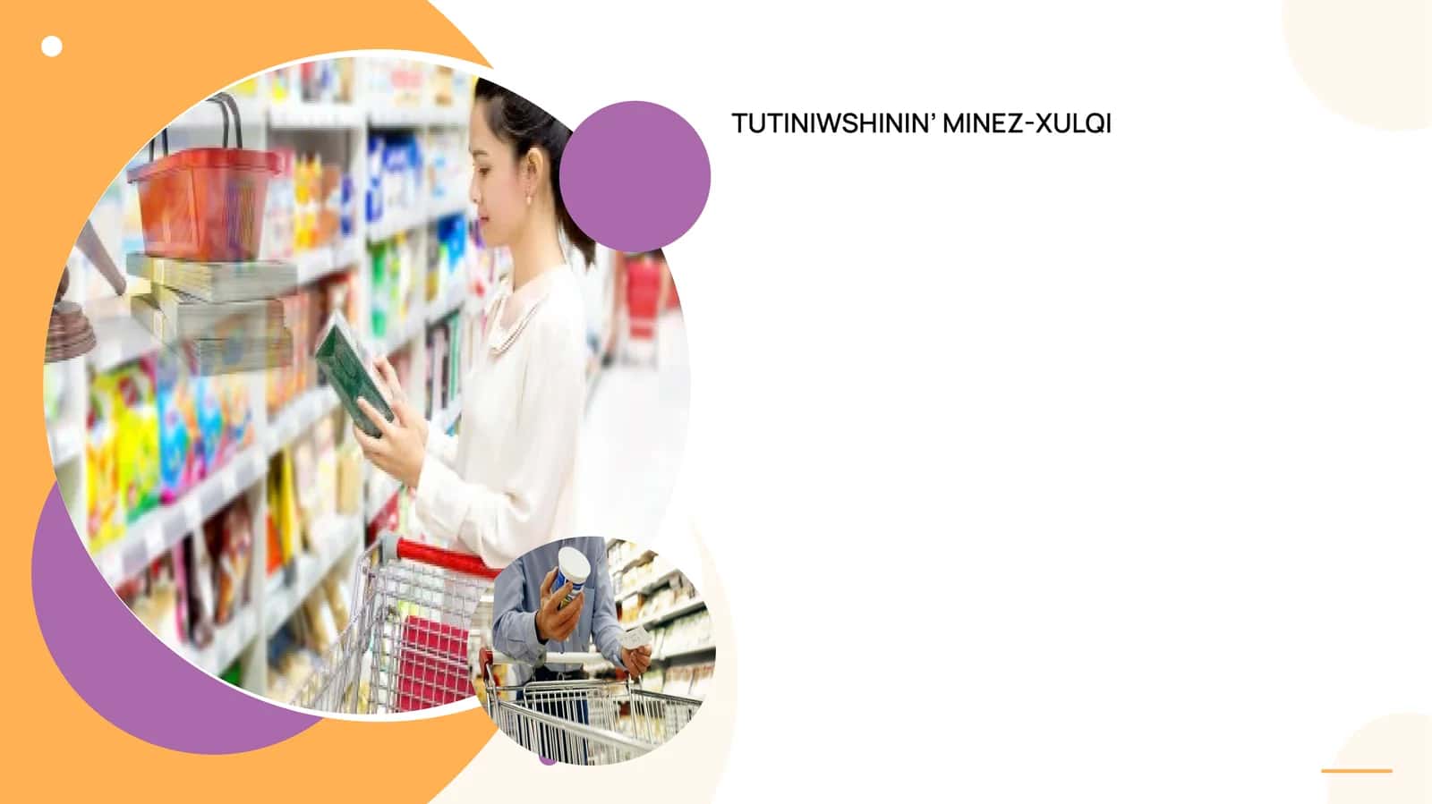 TUTINIWSHININ’ MINEZ-XULQI 1