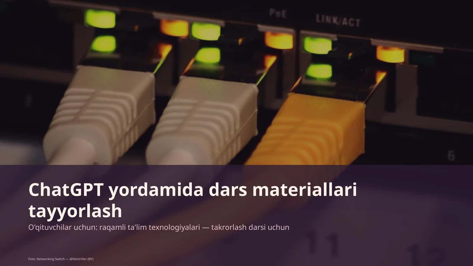 ChatGPT yordamida dars materiallari tayyorlash 1