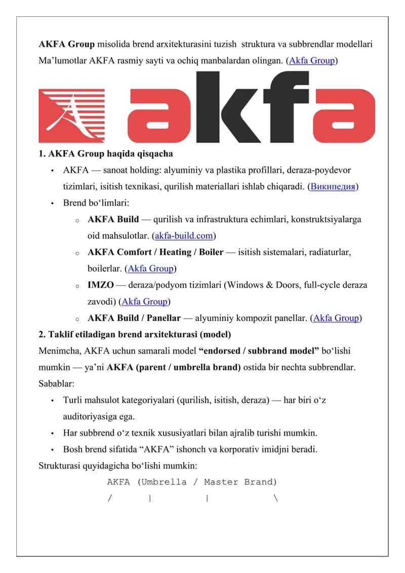 AKFA Group 1