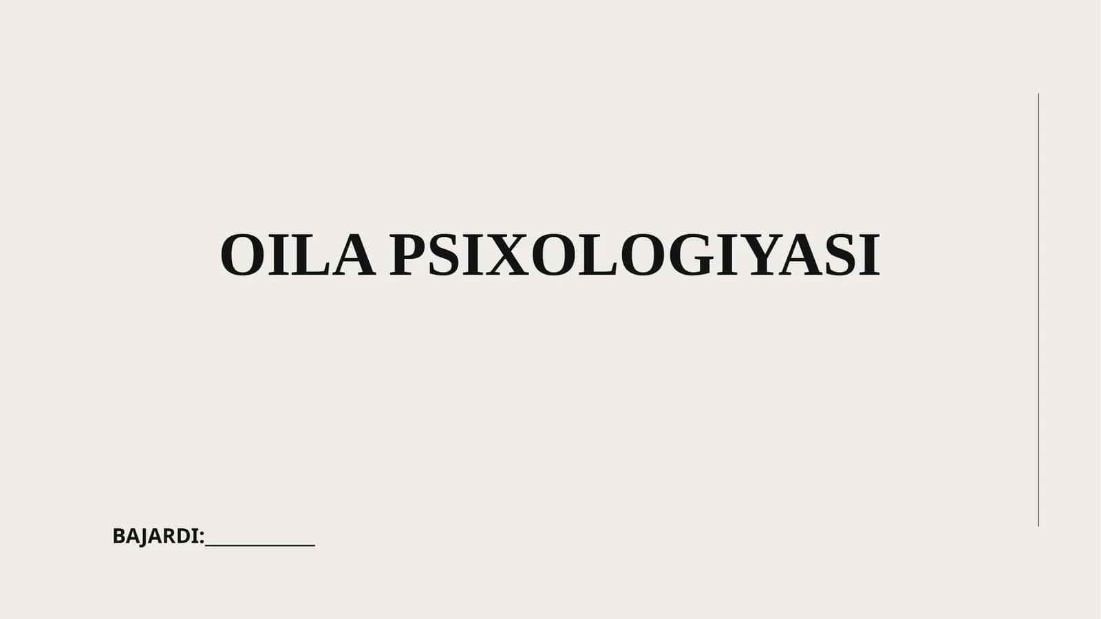 OILA PSIXOLOGIYASI 1