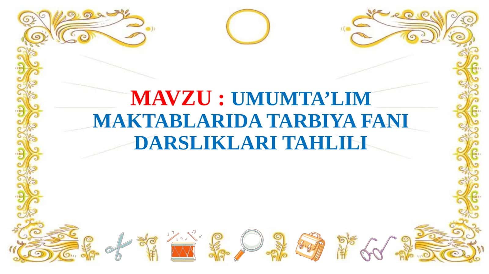 UMUMTA’LIM MAKTABLARIDA TARBIYA FANI DARSLIKLARI TAHLILI 1