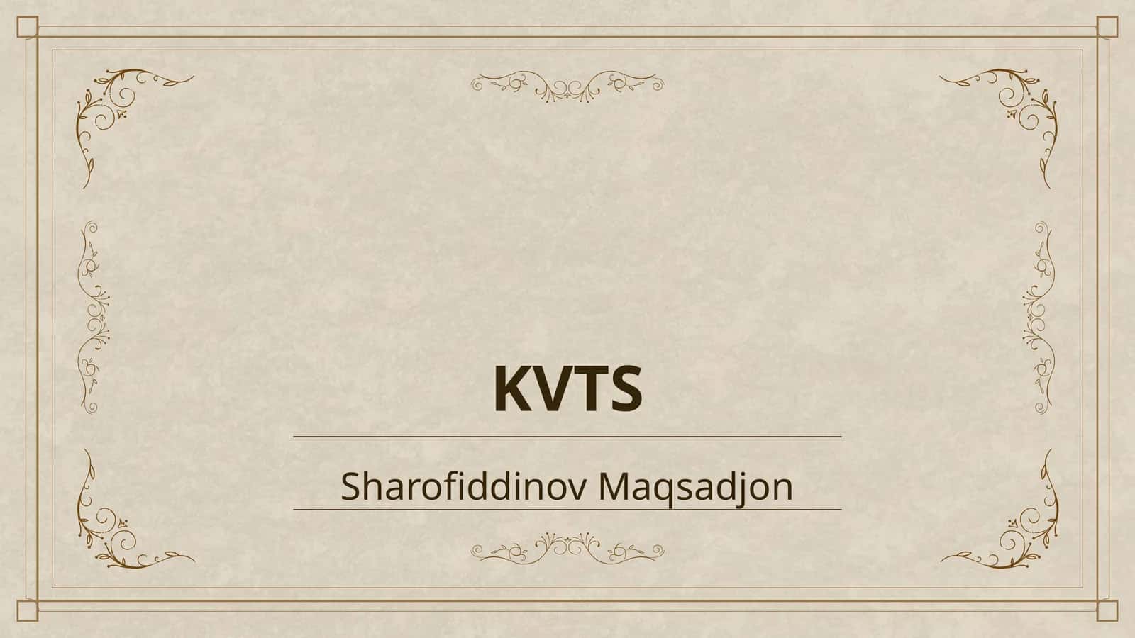 KVTS 1