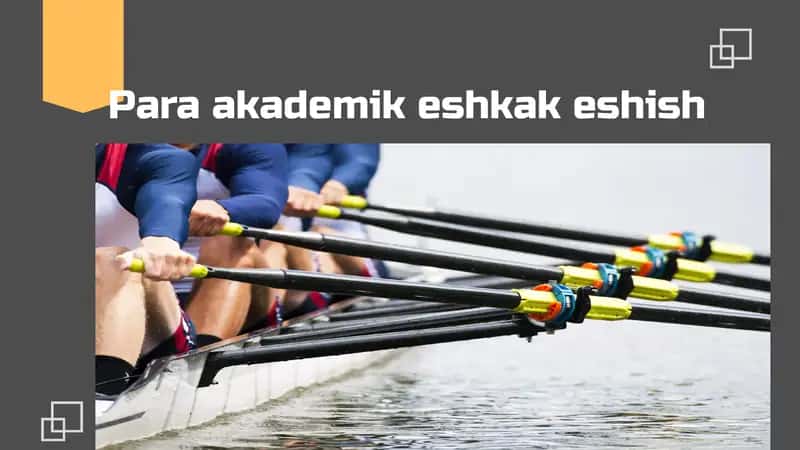 Para akademik eshkak eshish 1