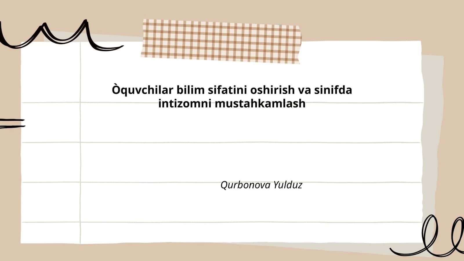 Interfaol dars usullari 1