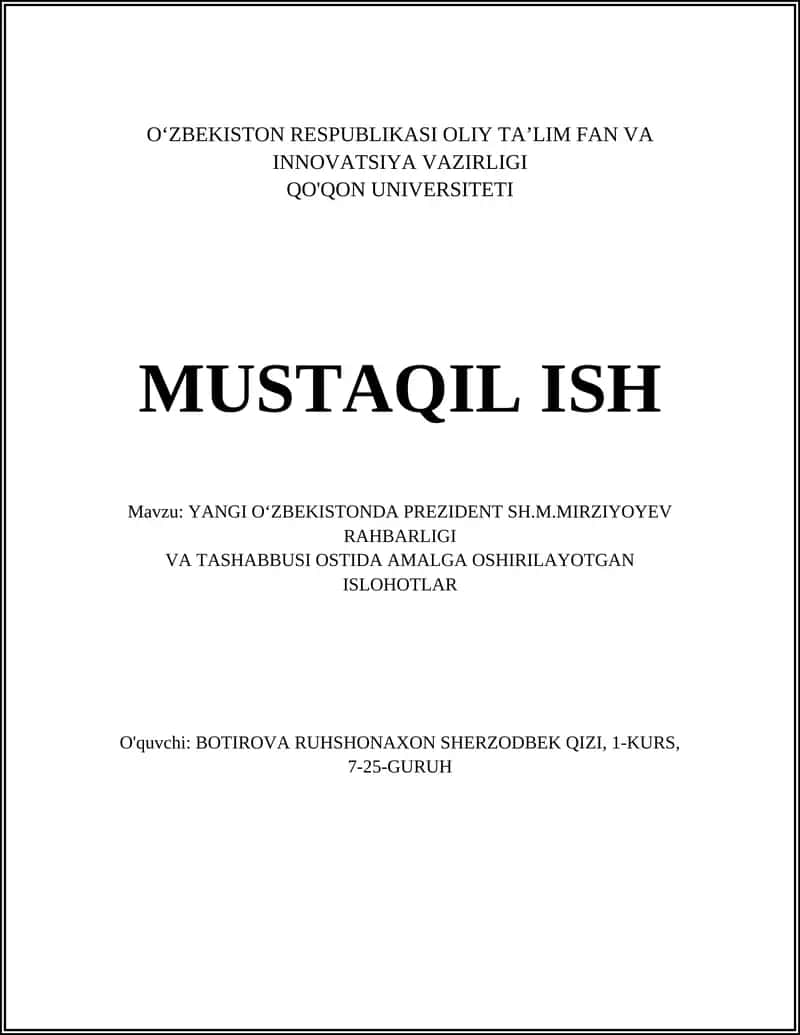 YANGI O‘ZBEKISTONDA PREZIDENT SH.M.MIRZIYOYEV RAHBARLIGI 1
