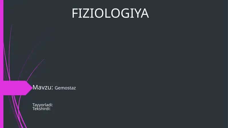 Gemostaz 1