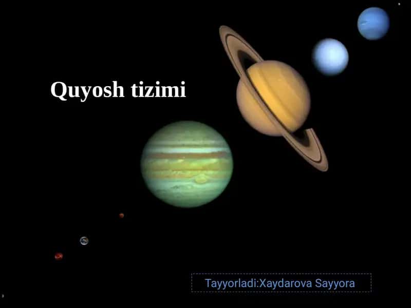 Quyoshtizimi 1
