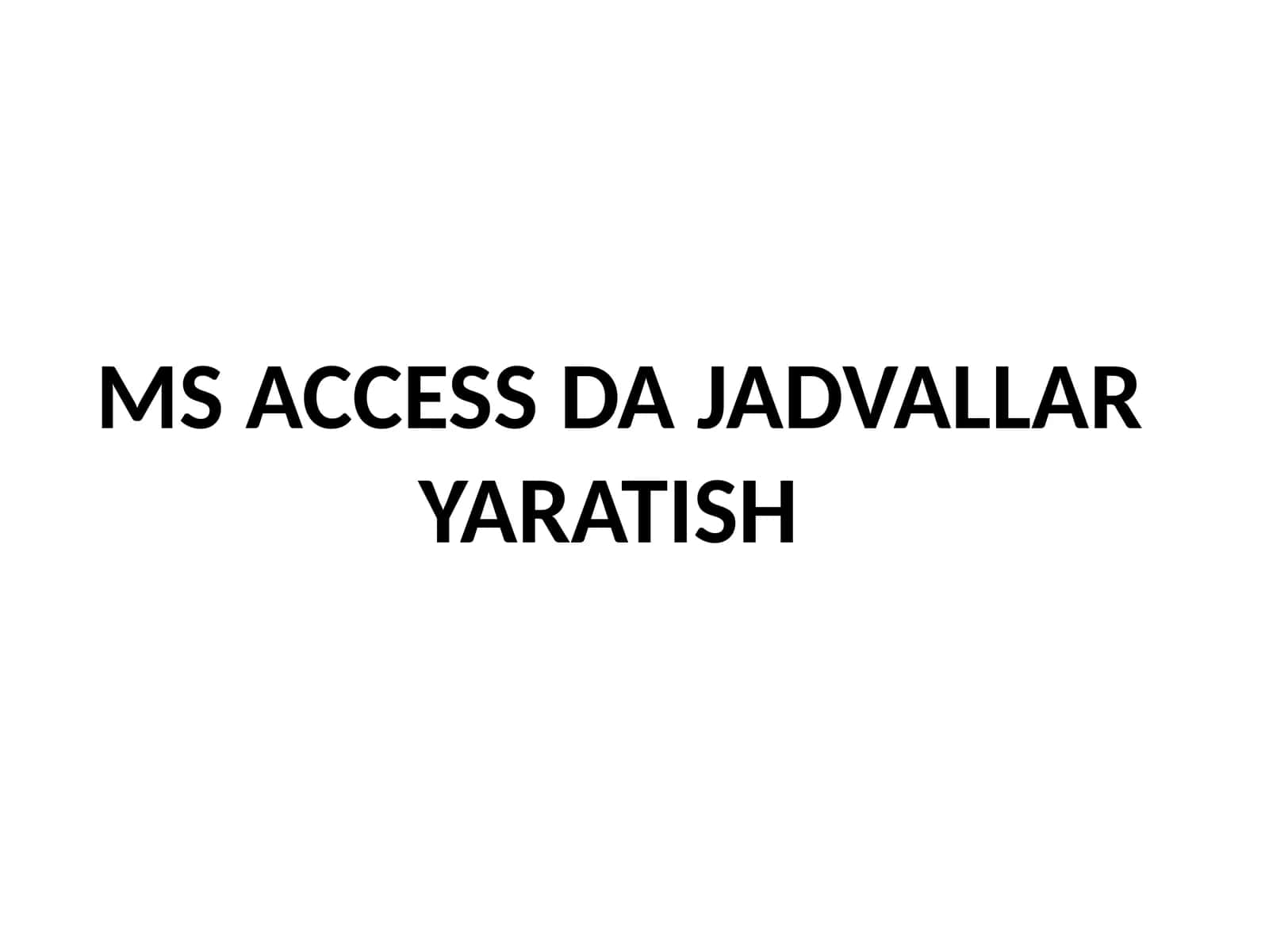 MSAccessdajadvallaryaratish 1