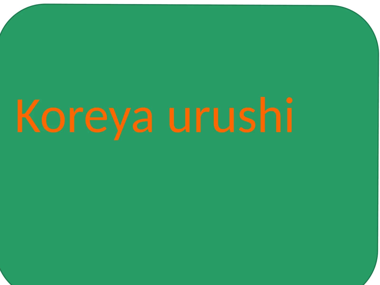 Koreya urushi 1