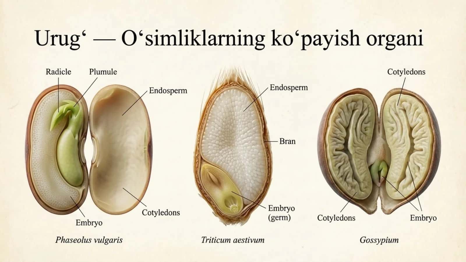 Urug' - o'simliklarning ko'payish organi 1