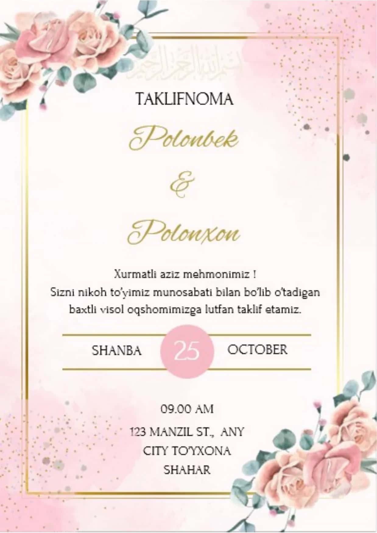 TAKLIFNOMA TAHRIRLANADI 1