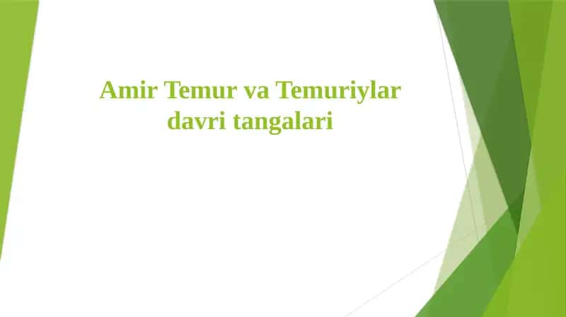 Amir Temur va Temuriylar davri tangalari 1