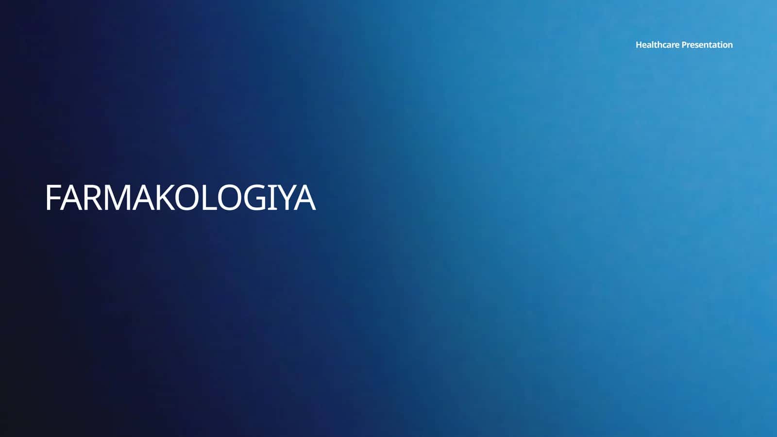FARMAKOLOGIYA 1