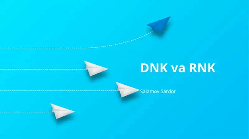 DNK va RNK 1