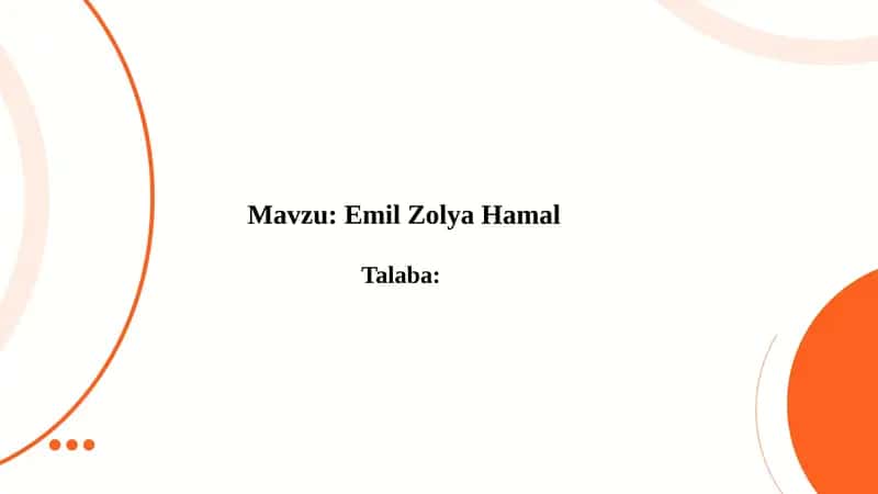 Emil Zolya Hamal 1