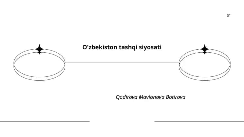 O'zbekiston tashqi siyosati 1