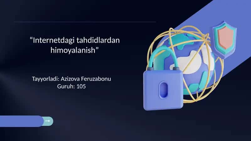 Internetdagi tahdidlardan himoyalanish 1