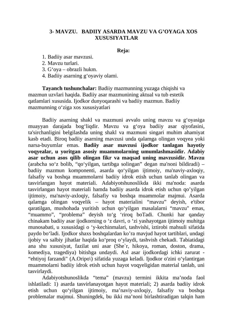 Badiiy asarlar 1