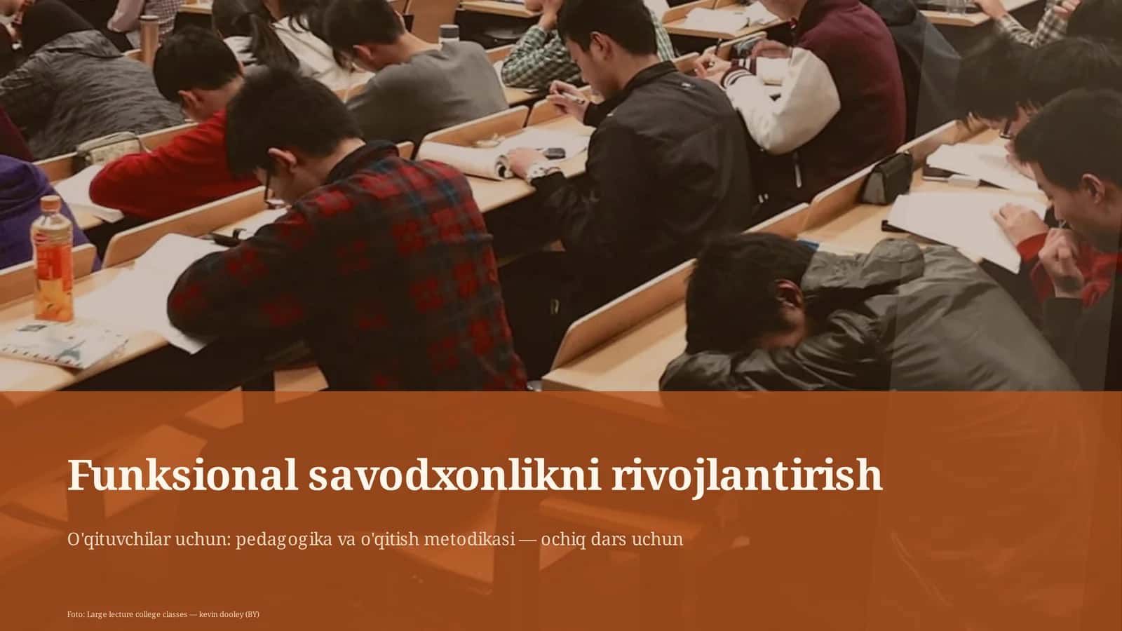 Funksional savodxonlikni rivojlantirish 1