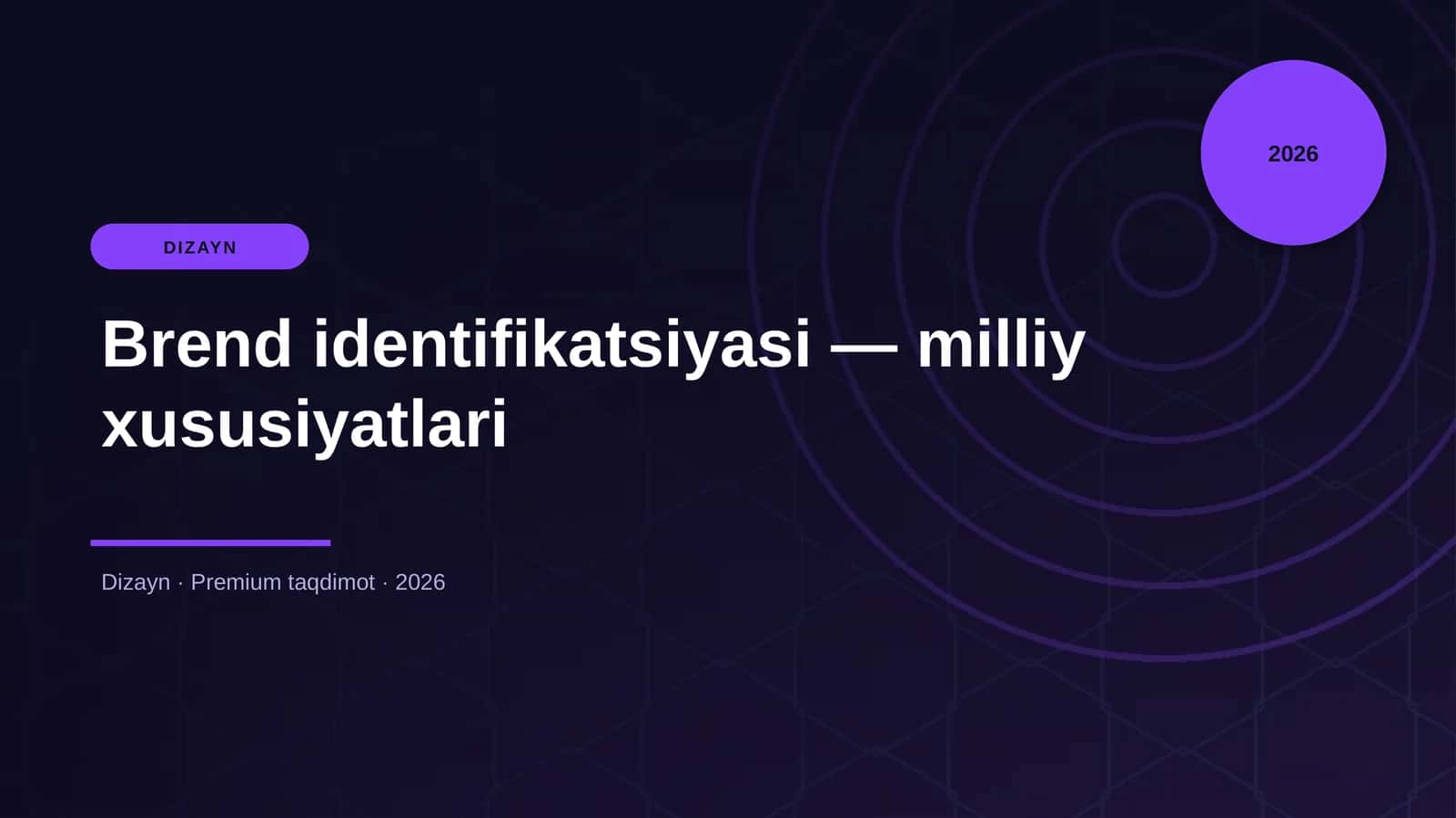 Brend identifikatsiyasi — milliy xususiyatlari 1
