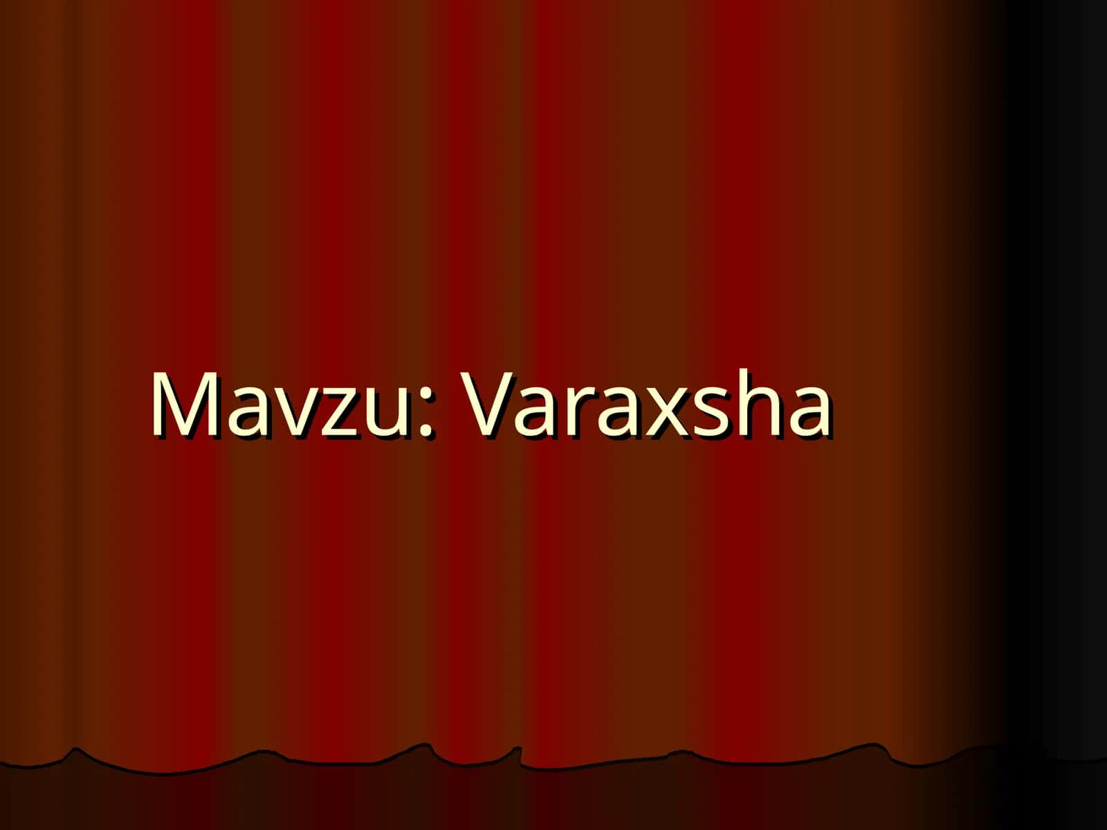 Varaxsha 1
