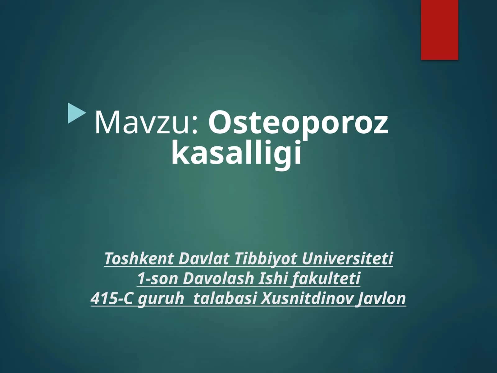 osteoparoz kasalligi 1