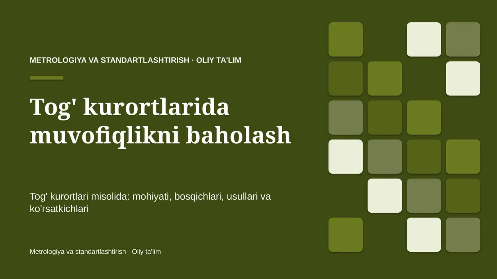 tog' kurortlarida muvofiqlikni baholash 7598 1