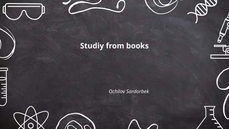 Studiy from books 1
