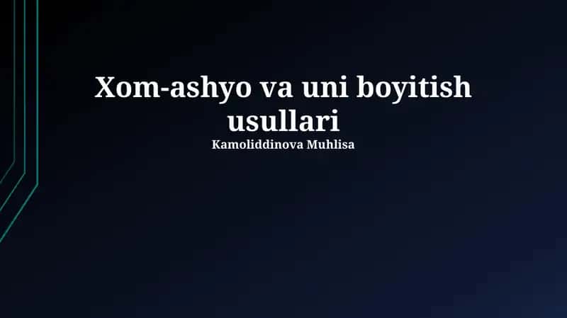 Magnitli Boyitish Usullari 1