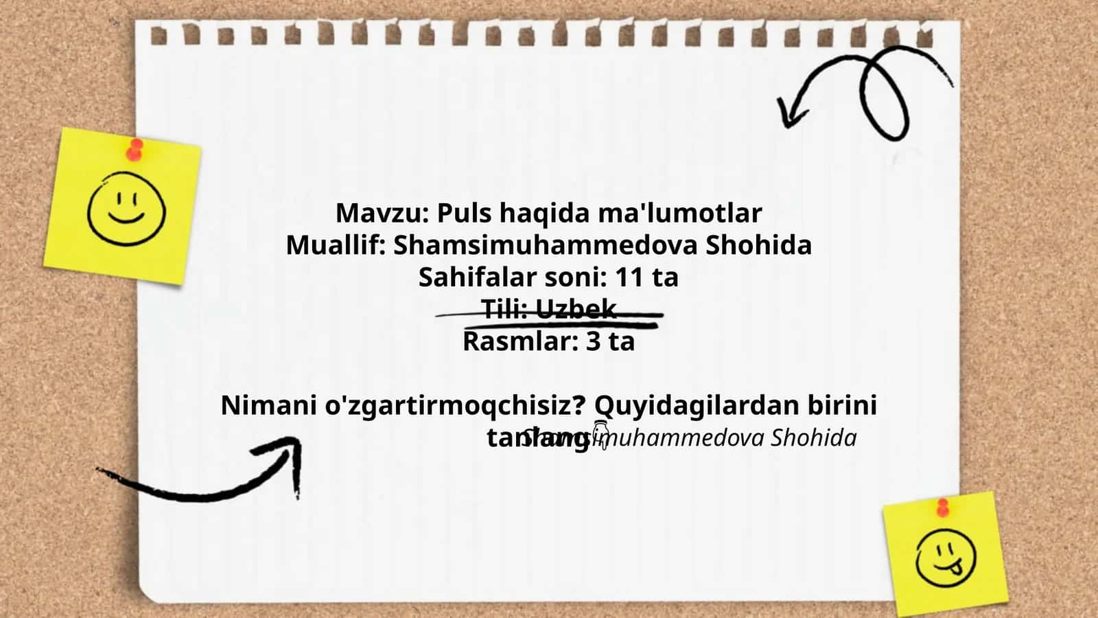 Puls haqida ma'lumotlar 1