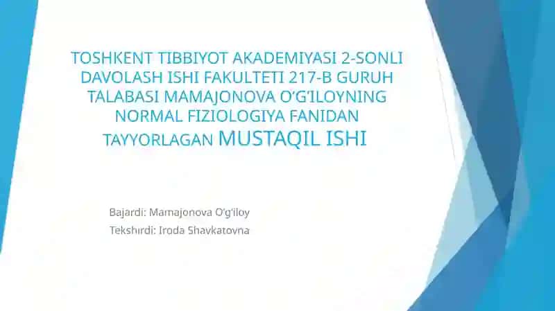 Asab markazlari xossalari