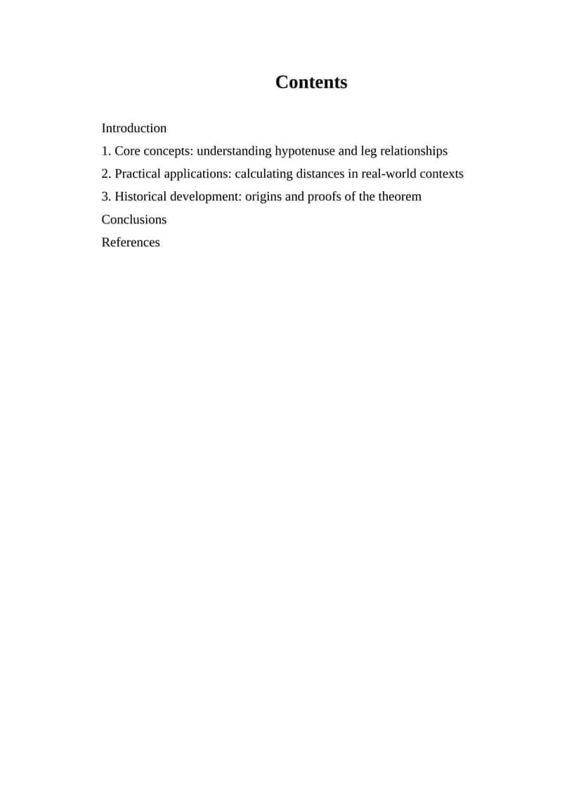 Pythagorean Theorem 1