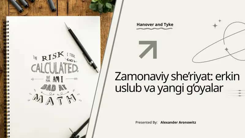 Zamonaviy she’riyat 1