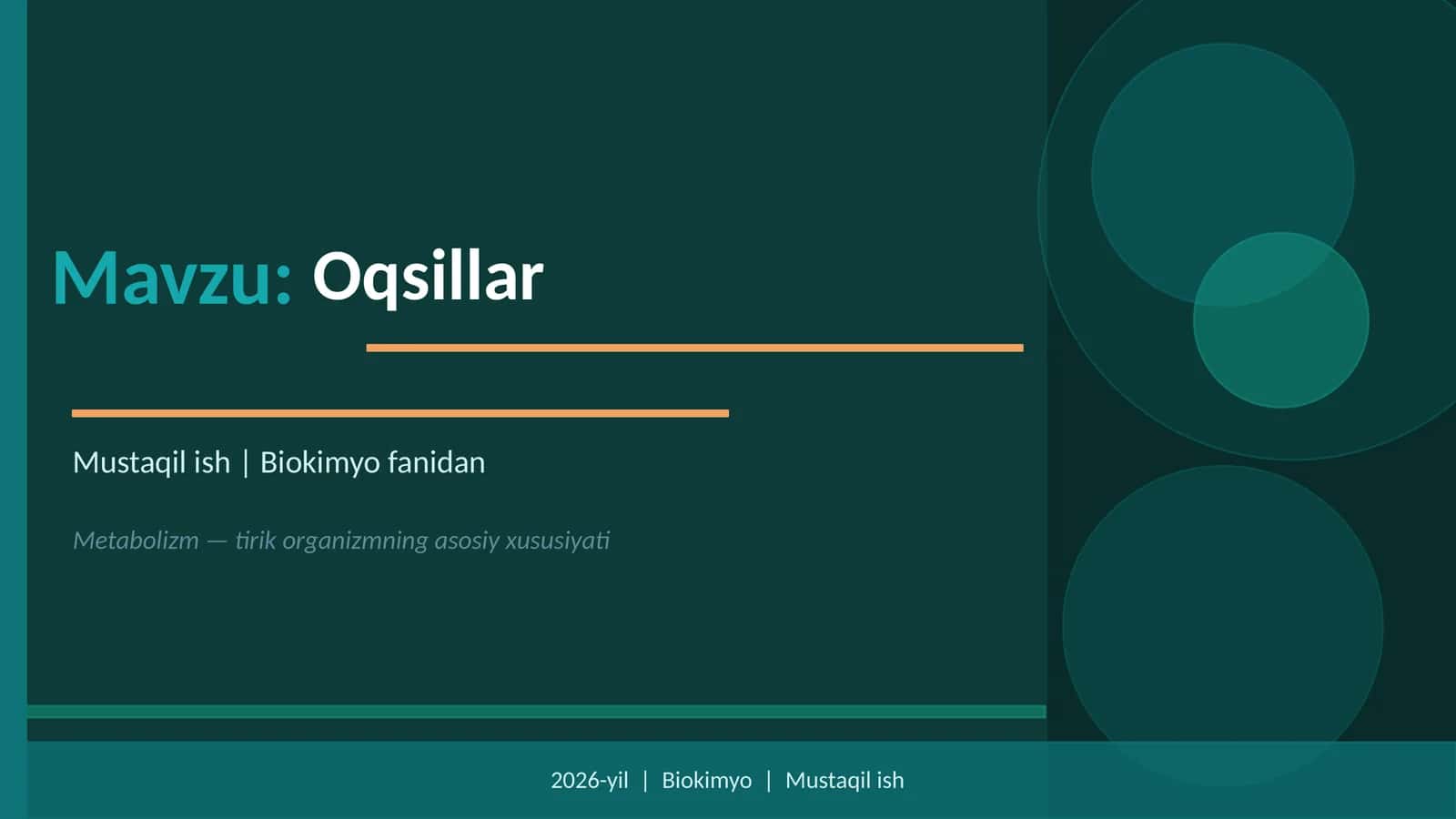 Oqsillar 1