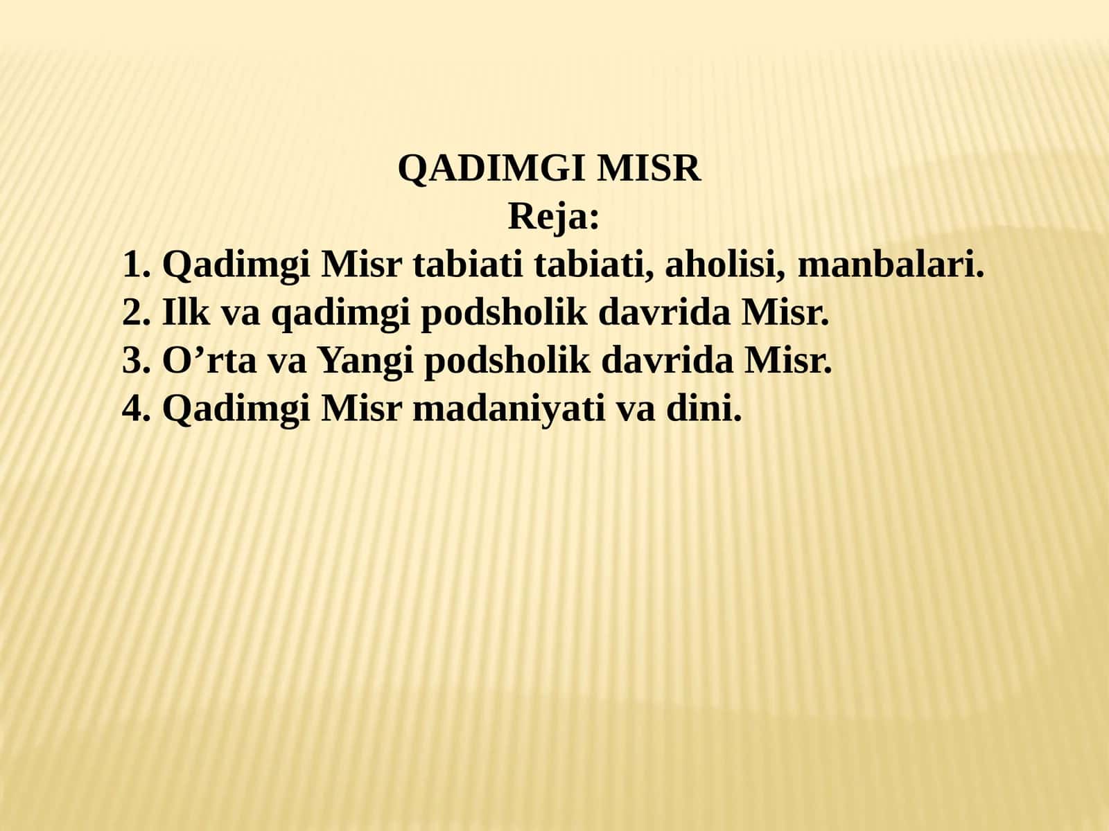 QADIMGI MISR 1