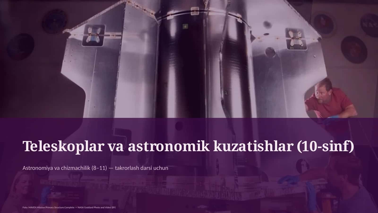 Teleskoplar va astronomik kuzatishlar (10-sinf) 1