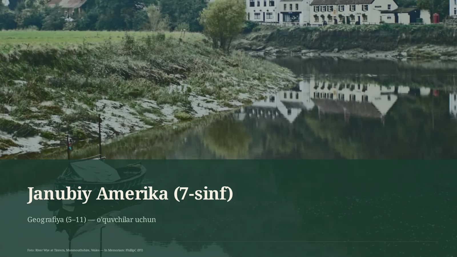 Janubiy Amerika (7-sinf) 1