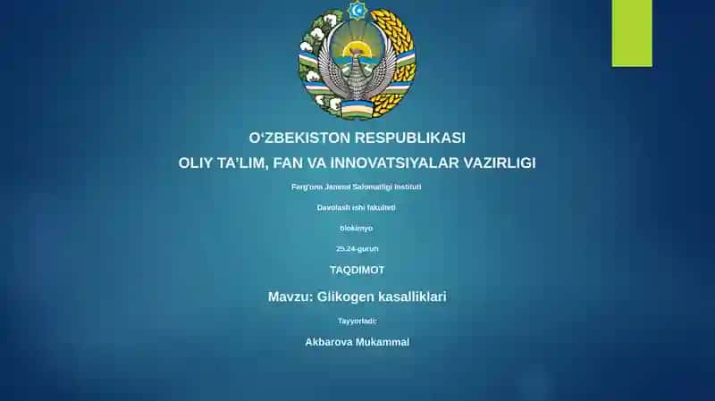 Glikogen kasalliklari