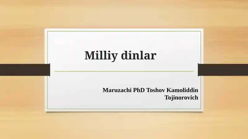 Milliydinlar