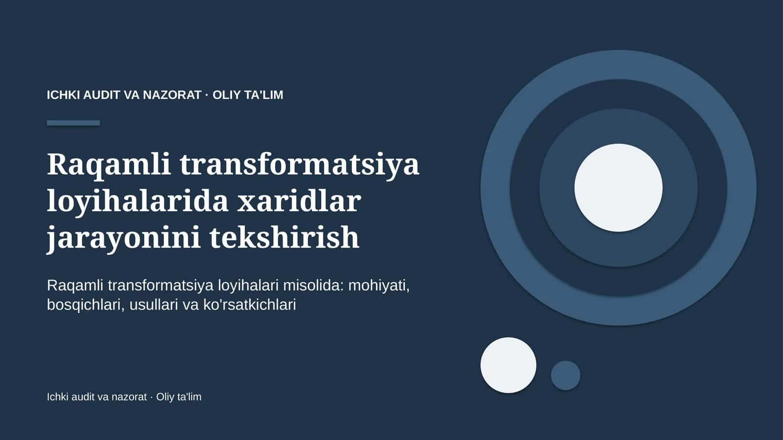 raqamli transformatsiya loyihalarida xaridlar jarayonini tekshirish 5643 1