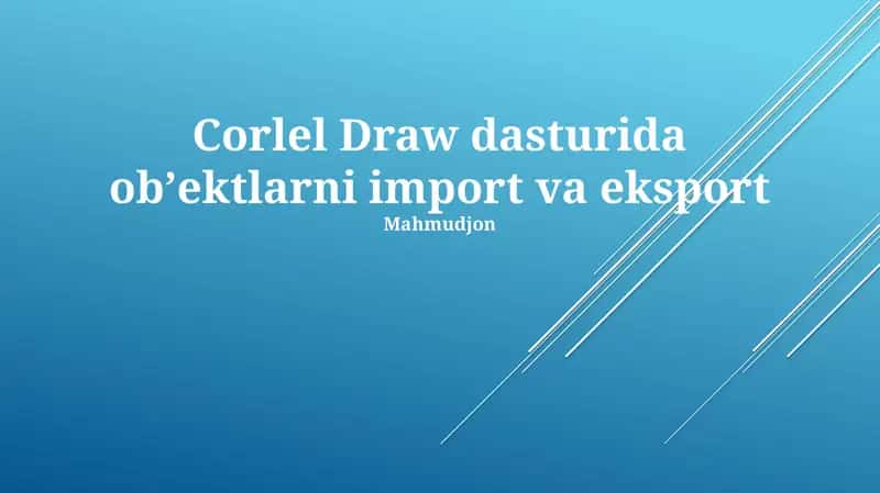 Corlel Draw 1