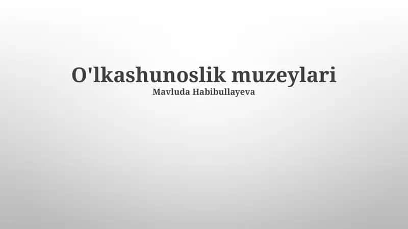 Etnografik Muzeylar Rolı 1